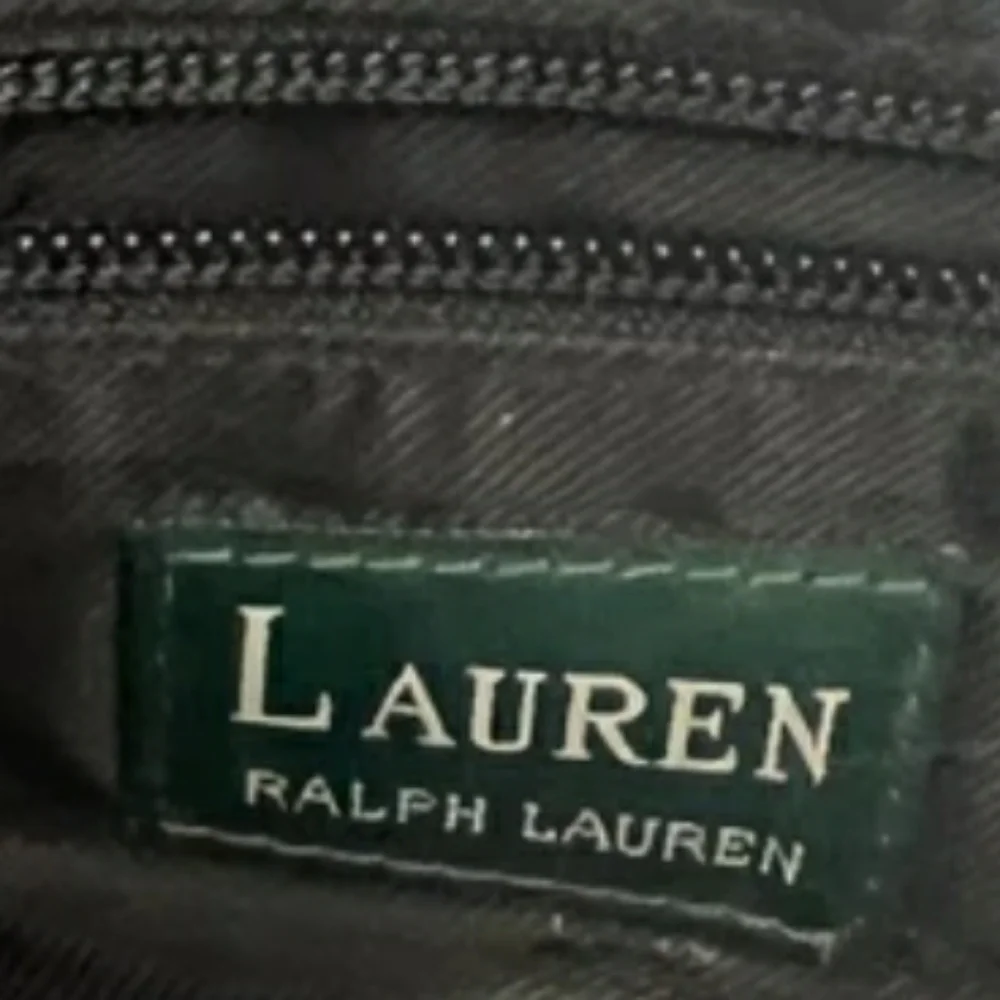 Lauren Ralph Lauren Pink Multicolor Stripe Mini Shoulder Bag with Black Strap
